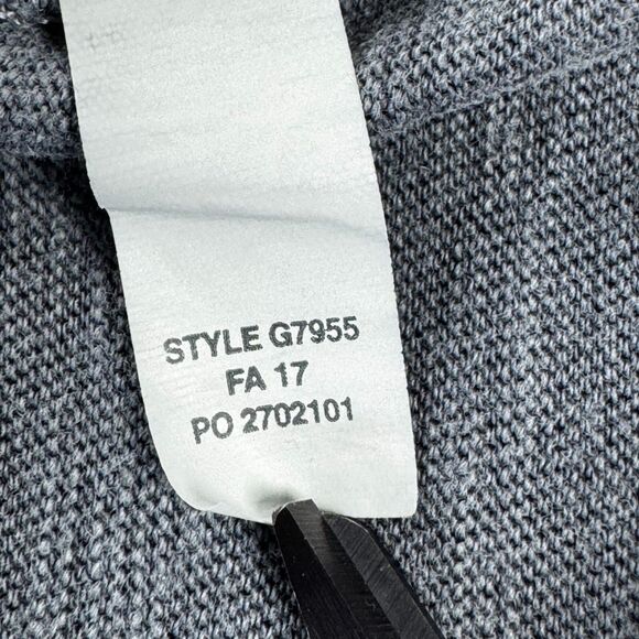 J.Crew Men's Gray Garment Dyed Long Sleeve Henley Shirt Medium Made in USA - Picture 10 of 10